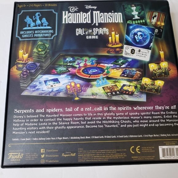 Funko Disney The Haunted Mansion Call of the Spirits Board Game Like New Ages 8+ - Picture 12 of 13